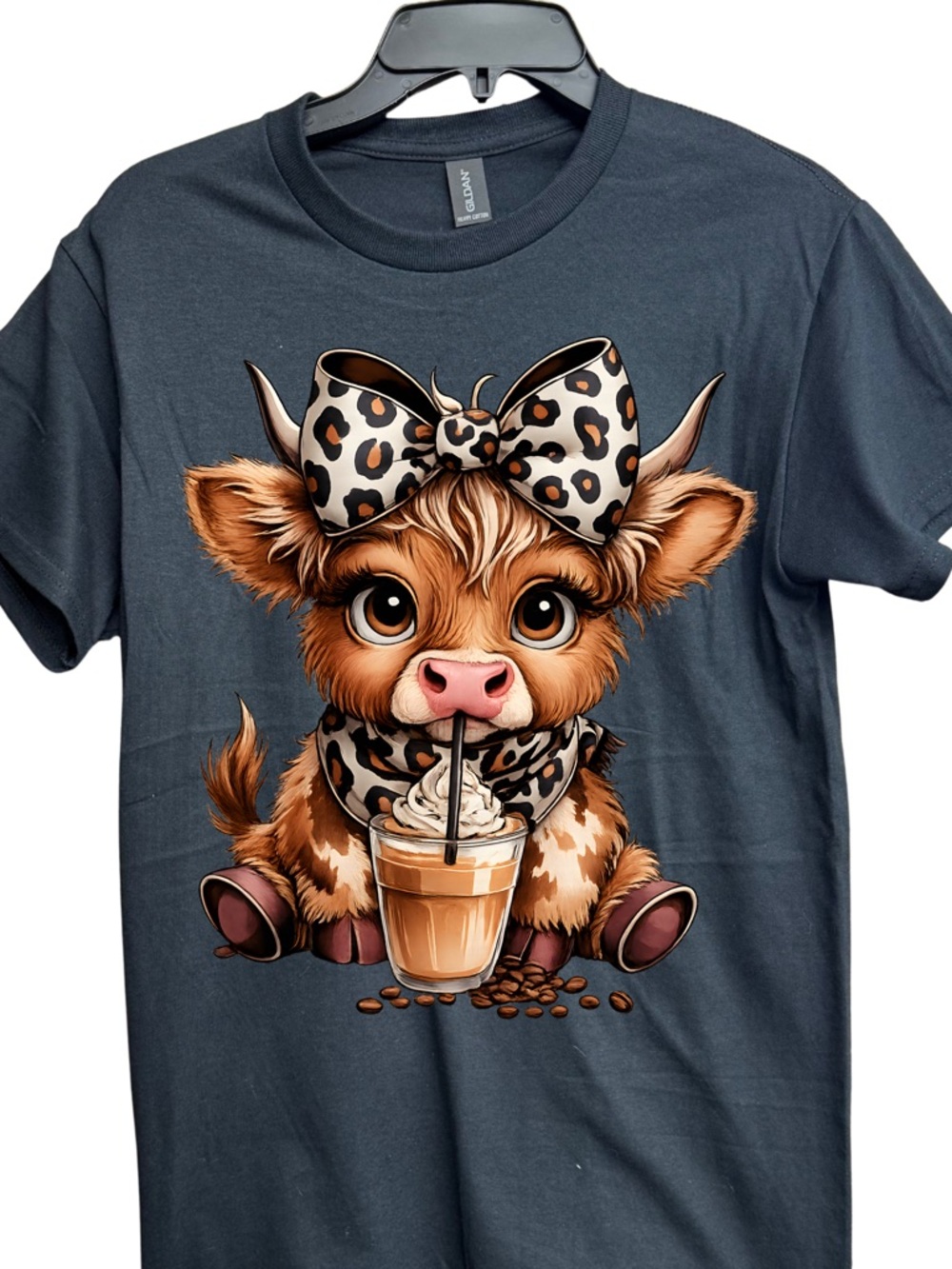 Western Cow Black Graphic Tee